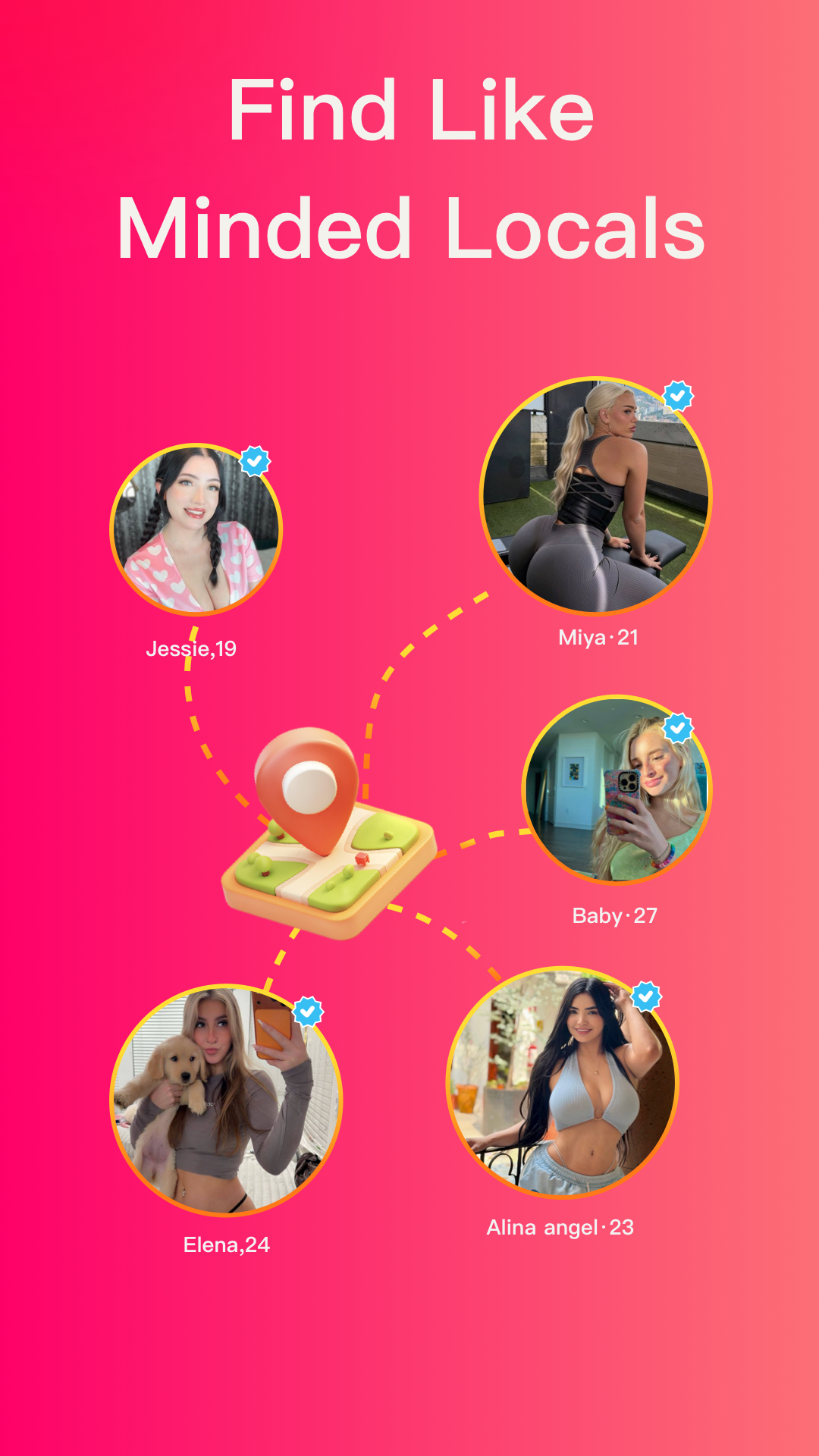 Onlyo nearby profile discovery preview
